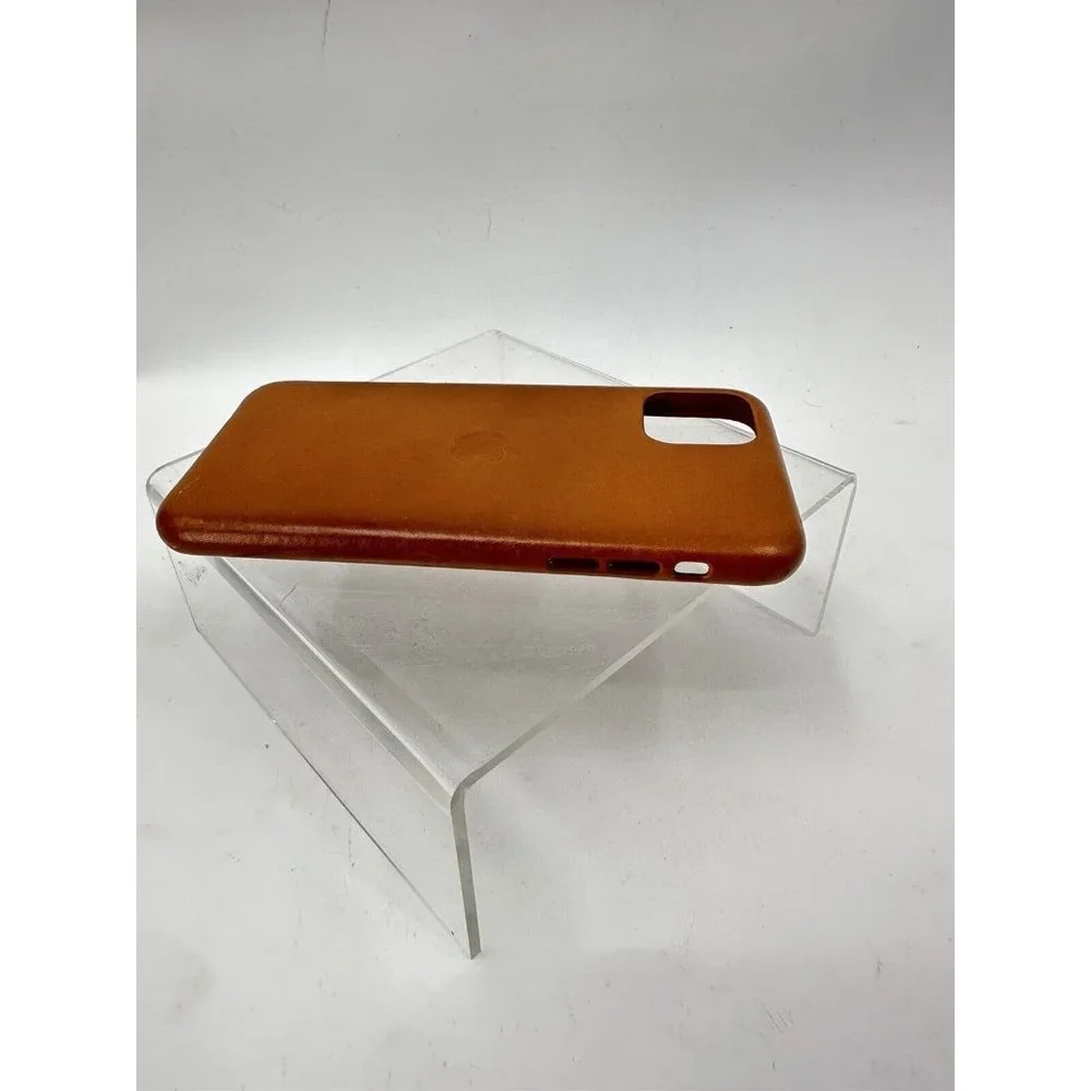Apple Leather Case for iPhone 11 Pro Max - Saddle Brown (K)